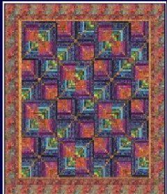 The Quilt Las Book Collection: FREE Mini Log Cabin Pattern