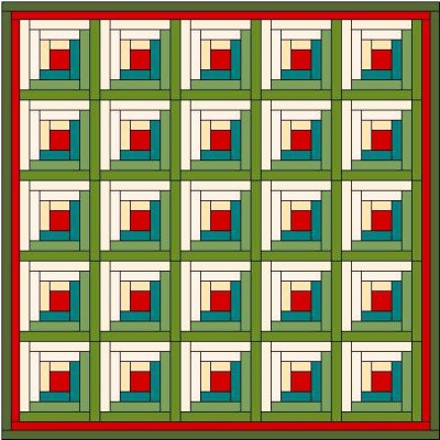 Free Log Cabin blocks and quilt patterns - Quilting