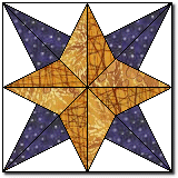 To Eight Pointed Star Pattern