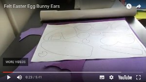 Felt Easter Bunny Pattern