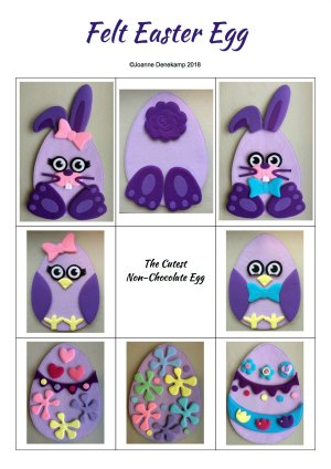 Make your own Felt Easter Egg toy this Easter using this pattern.