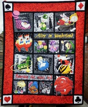 Alice in Wonderland Quilt