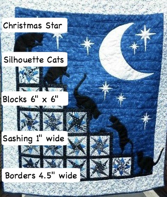 Cat Quilt Details