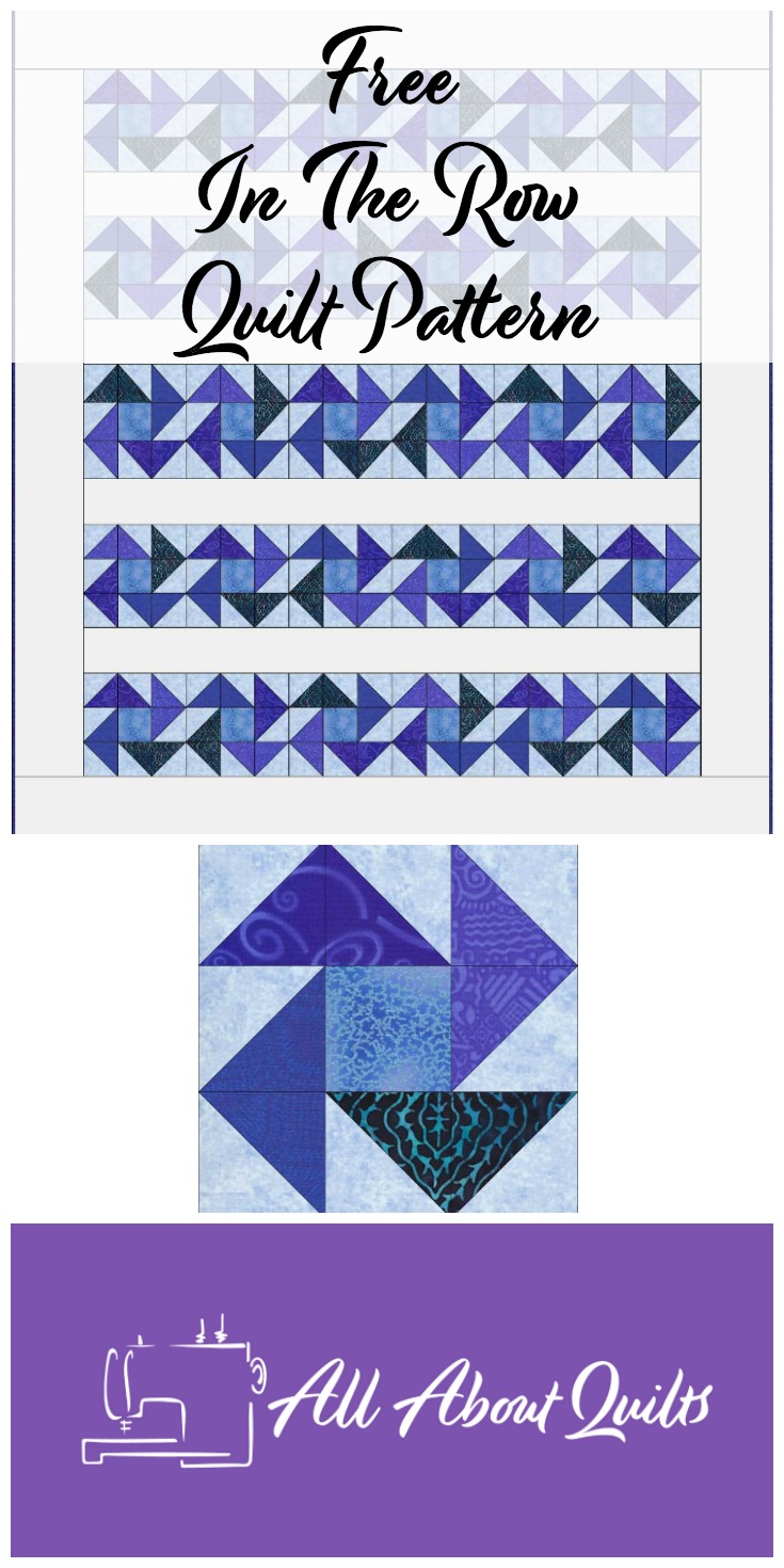 Free In The Row quilt pattern