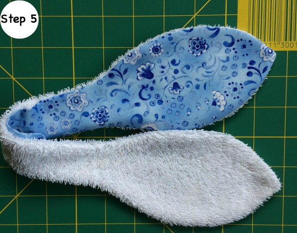 Teether Tie Ring Step 5 Tutorial - iron