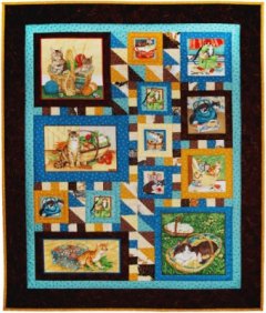 Cat Quilt Pattern - Cat Owners In Trouble