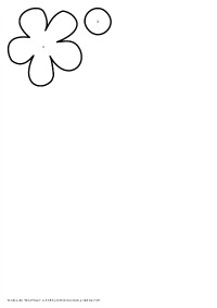 To Small Flower Template