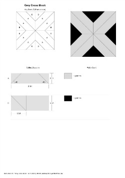 To Night Cross Block Rotary Cutting Guide