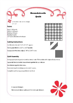 Houndstooth Quilt Pattern