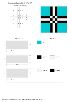 Liquorice Allsorts Rotary Cutting Guide