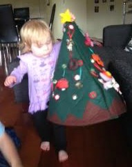 Childs felt Christmas tree