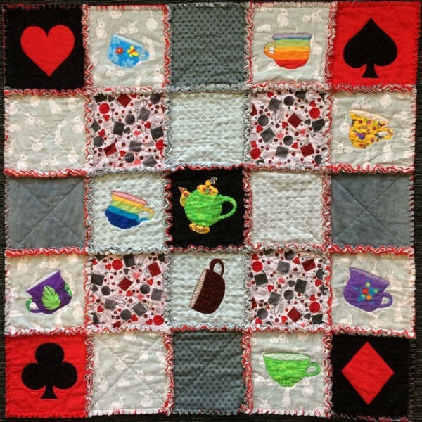 Alice In Wonderland Rag Quilt