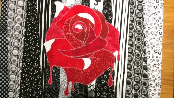 Alice rose applique