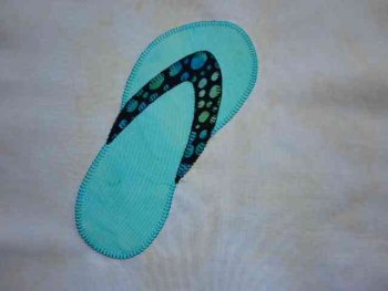 Applique jandal