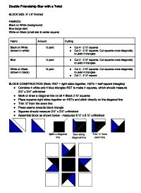 Double Friendship Star Block