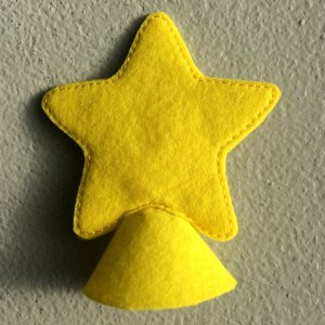 Felt Star tree topper