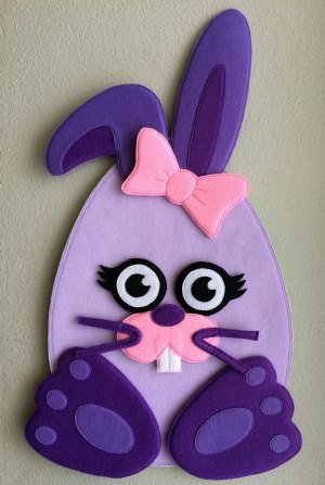 Felt Easter Bunny girl