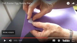 Felt Easter Bunny with velcro Felt Easter Bunny with velcro
