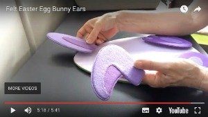 Felt Easter Bunny ears Felt Easter Bunny