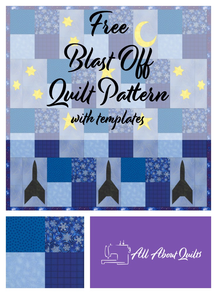 free Blast Off quilt pattern