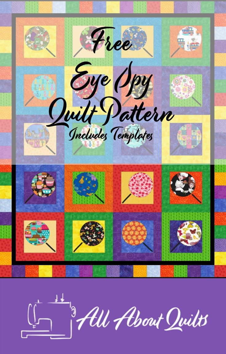 Free Eye Spy quilt pattern