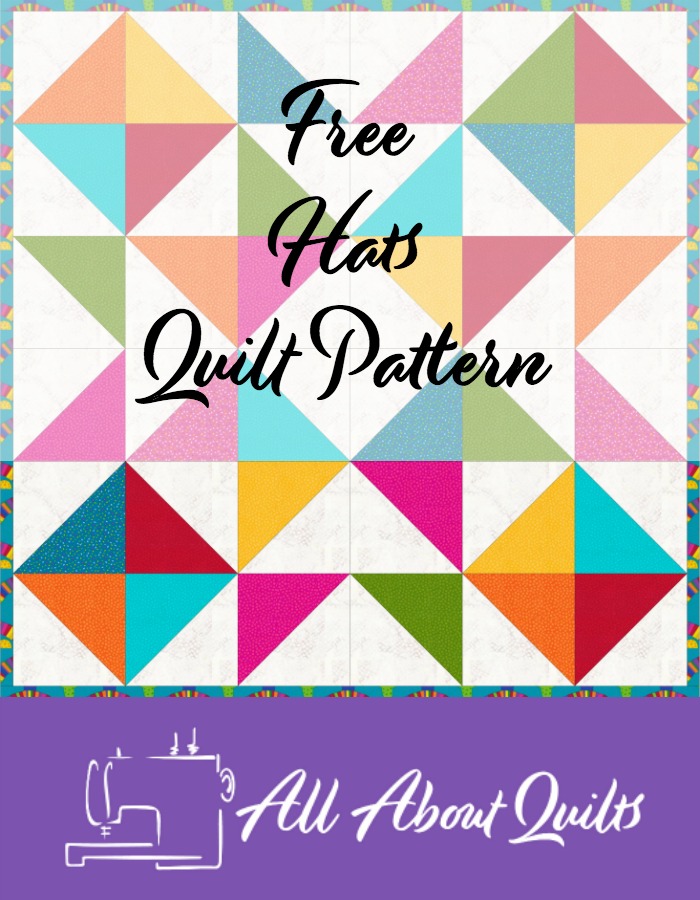 Free Hats quilt pattern