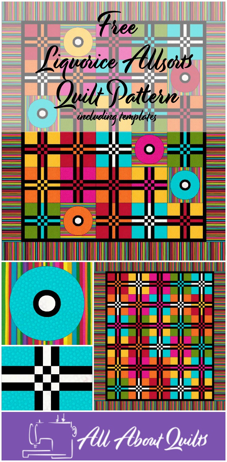 Free Liquorice Allsorts quilt pattern