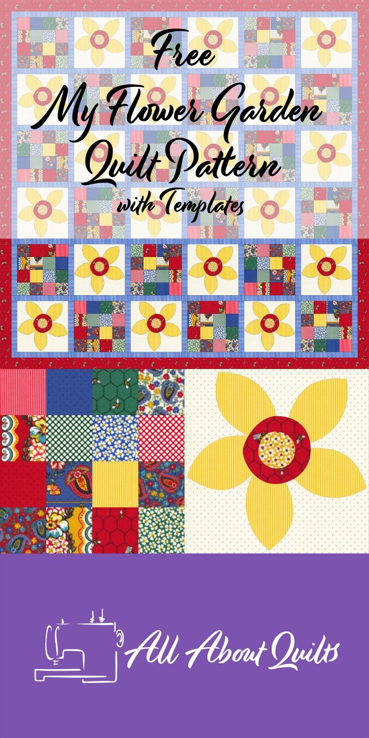 Free My Flower Garden quilt pattern