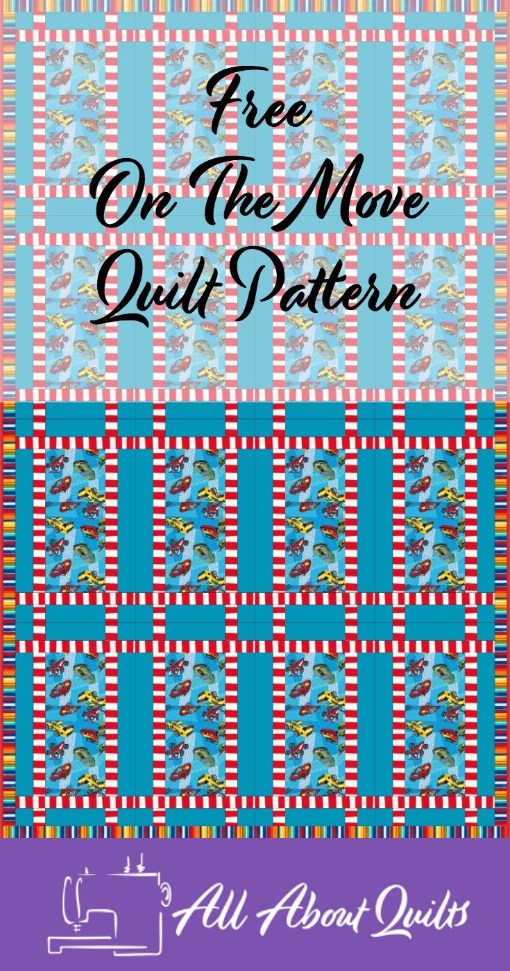 Free On The Move quilt pattern