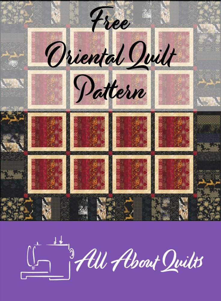 Free Oriental quilt pattern