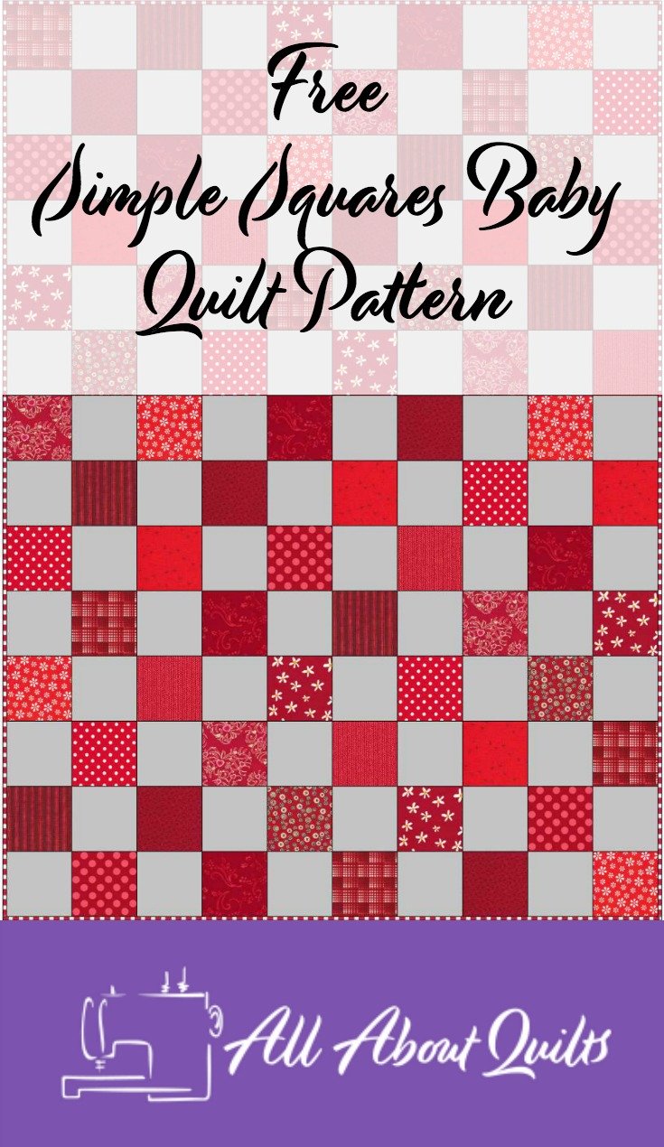 Free Simple Squares quilt pattern
