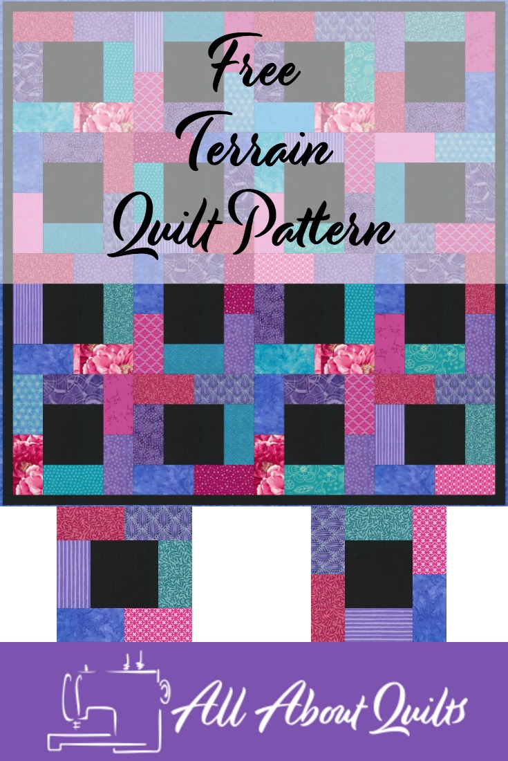 Free Terrain quilt pattern