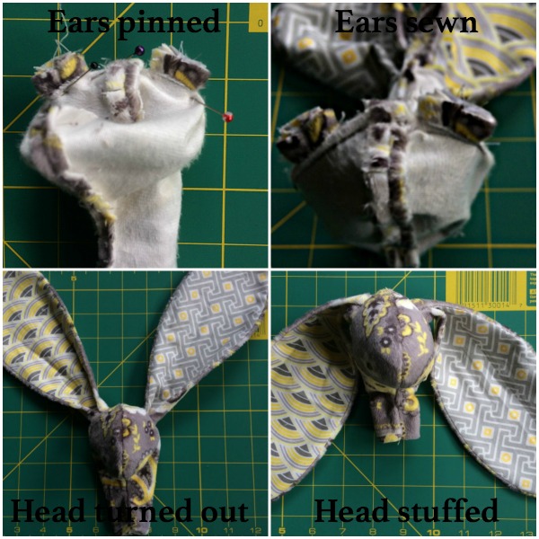 Ears attached to head