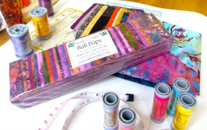 Display inside Edinburgh Patchwork shop Edinburgh Patchwork