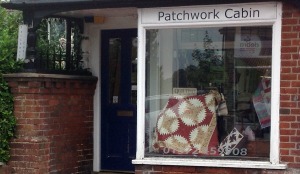 Street view of Patchwork Cabin shop Patchwork Cabin