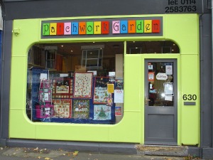 Street view of Patchwork Garden shop Patchwork Garden