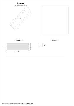 To Black White Red Sash Block Rotary Cutting Guide