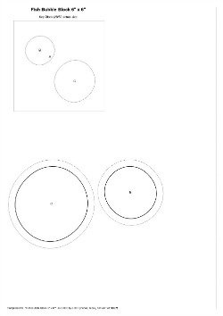 Fish Bubble Templates 6 x 6