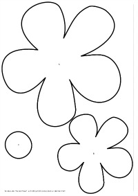 To Large Flower Template
