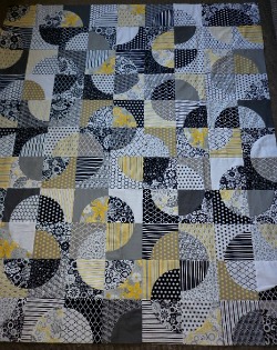 Drunkards path quilt