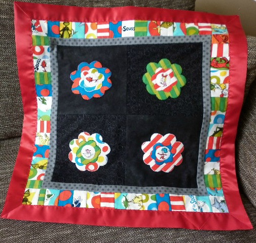 My Satin Edged Rag Quilt