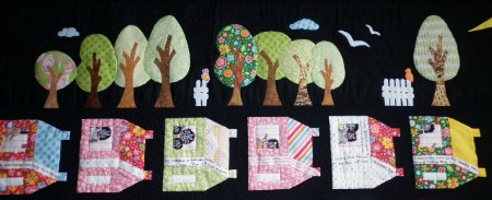 Wee Village Quilt trees
