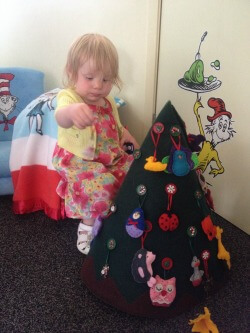 Bella's felt Christmas tree